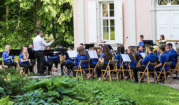 Foto von der Concert Band Fulda beim Musizieren in Fulda